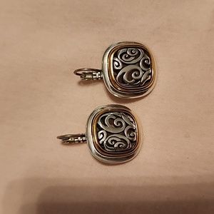 Brighton silver with gold earrings